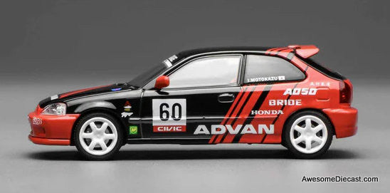 Honda Civic Type R (EK9) Advan Livery 1:64 Diecast Model Car by MotorHelix