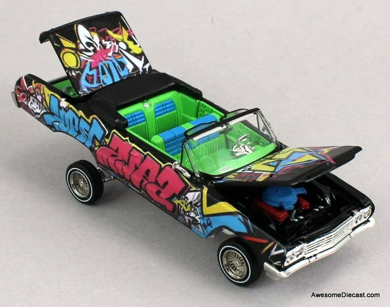 Chevrolet Impala West Coast Bouncing Cars, Graffiti 1:64 Diecast