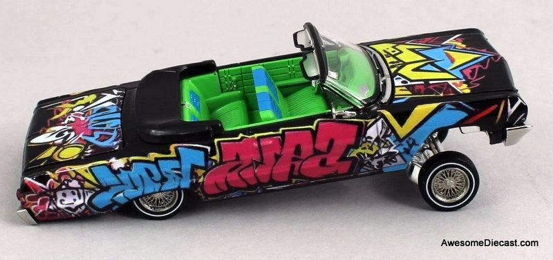 Chevrolet Impala West Coast Bouncing Cars, Graffiti 1:64 Diecast Model Car by Fine Works64