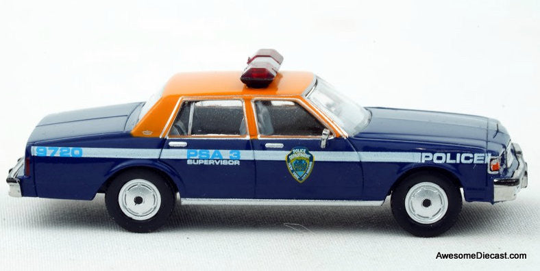 1987 Chevrolet Caprice: NYPD Housing Police 1:87 ABS Plastic Model Car by Brekina
