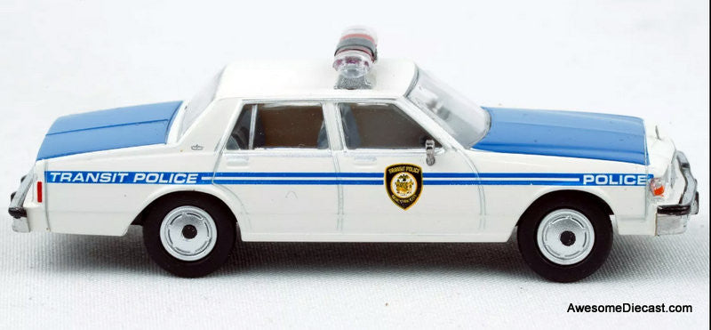 1987 Chevrolet Caprice: New York City Transit Police 1:87 ABS Plastic Model Car by Brekina