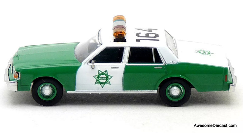 1987 Chevrolet Caprice: San Diego Sheriff 1:87 ABS Plastic Model Car by Brekina