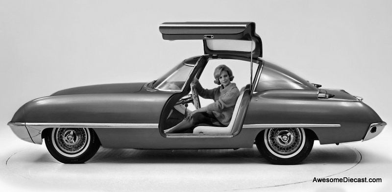 Matrix 1:43 1962 Ford Cougar 406 Concept Car, Red