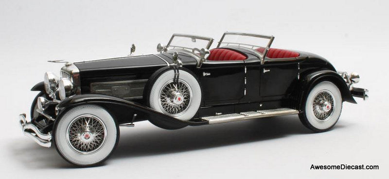 Matrix 1:43 1930 Duesenberg SJ 2608 J-582 Torpedo Pheaton Walker LaGrande, Black
