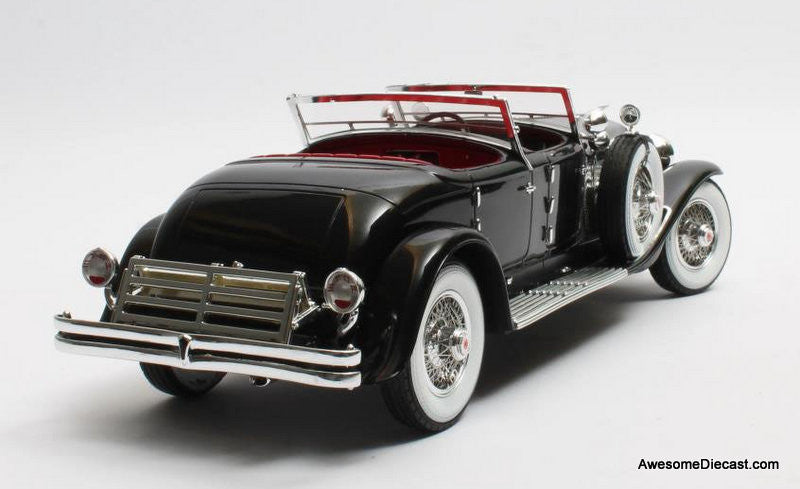 Matrix 1:43 1930 Duesenberg SJ 2608 J-582 Torpedo Pheaton Walker LaGrande, Black