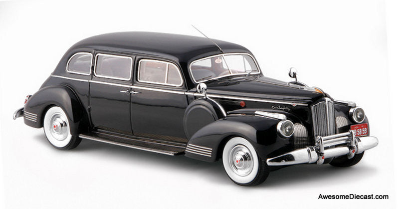 Esval Models 1:43 1941 Packard 180 7  Passenger Limousine, Black