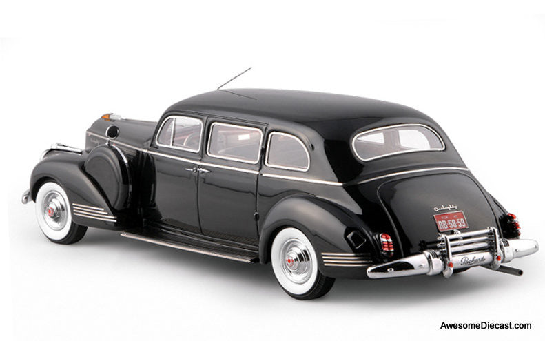 Esval Models 1:43 1941 Packard 180 7  Passenger Limousine, Black