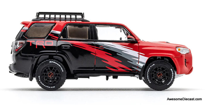 GCD 1/64 - トヨタ・4ランナー TRD PRO GCD 1:64 Toyota 4 Runner TRD Pro Special, Red w/Graphic – Awesome