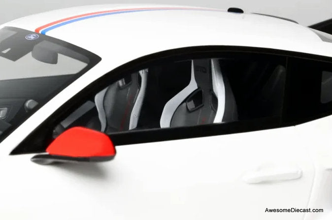 2025 Ford Mustang GTD Spirit Of America Performance, White 1:18 Resin Cast Model Car by GT Spirit