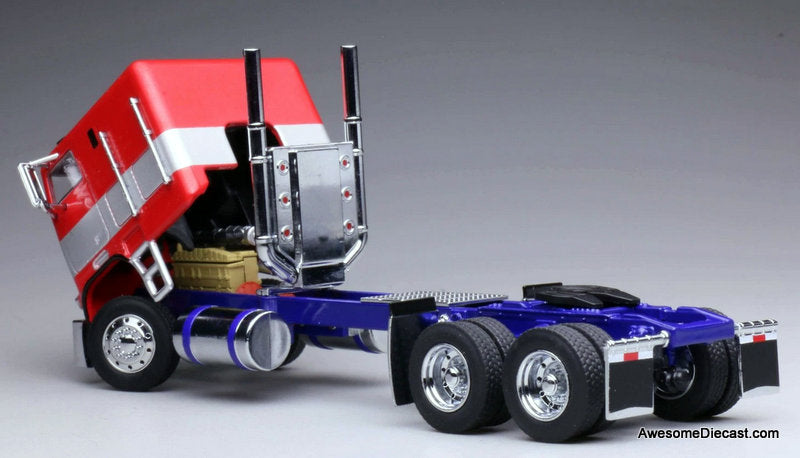 596model 1/64 オプティマスプライム Freightliner COE w/ 53' Trailer: Optimus Prime 1:64 Diecast/ABS