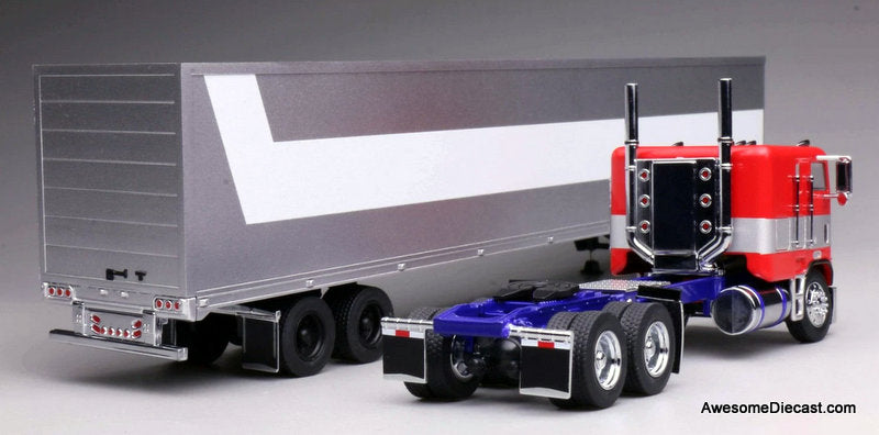 596model 1/64 オプティマスプライム Freightliner COE w/ 53' Trailer: Optimus Prime 1:64 Diecast/ABS