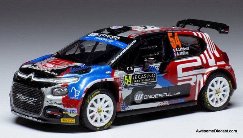 IXO 1:43 Citroen C3 Rally2 #54: 2022 Monte Carlo Rally