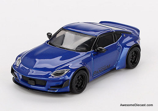 Nissan Z Pandem, Seiran Blue 1:64 Diecast Model Car by Mini GT