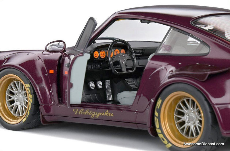 Solido 1:18 2022 Porsche 911 (964) RWB Rauh-Welt Hekigyoku, Metallic Purple