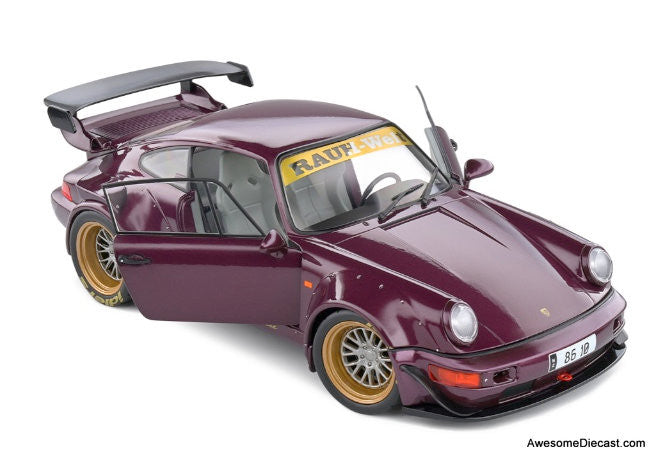 Solido 1:18 2022 Porsche 911 (964) RWB Rauh-Welt Hekigyoku, Metallic Purple