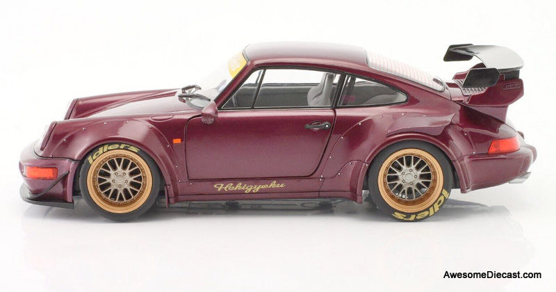 Solido 1:18 2022 Porsche 911 (964) RWB Rauh-Welt Hekigyoku, Metallic Purple