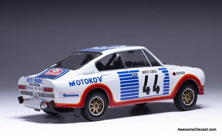 IXO 1:24 Skoda 130 RS #44:1977 Monte Carlo Rally