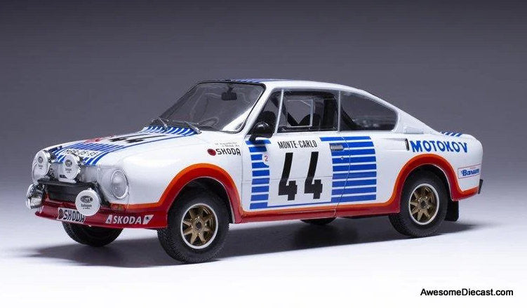 IXO 1:24 Skoda 130 RS #44:1977 Monte Carlo Rally