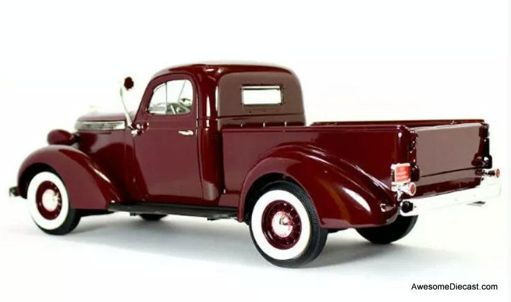 1937 Studebaker Coupe Express Pickup - Burgundy 1:18 Diecast Model by Road Signature