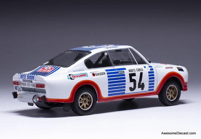 IXO 1:24 Skoda 130 RS #54:1977 Monte Carlo Rally
