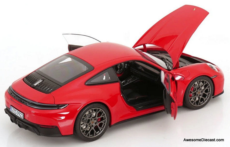 2024 Porsche 911 Carrera 4 GTS, Guards Red 1:18 Diecast Model Car 2024 Porsche 911 Carrera 4 GTS, Guards Red 1:18 Diecast Model Car