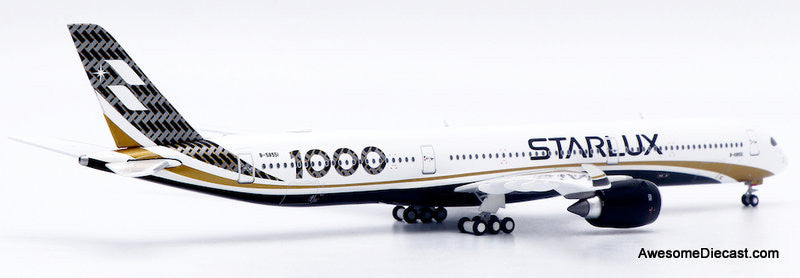 Airbus A350-1000: Starlux Airlines (Reg #B-58551) "Carbon Fiber" 1:400 Diecast Model Plane by JC Wings