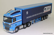 Corgi 1:50 DAF XF Space Cab w/Curtainside Trailer: ARR Craib Transport Ltd