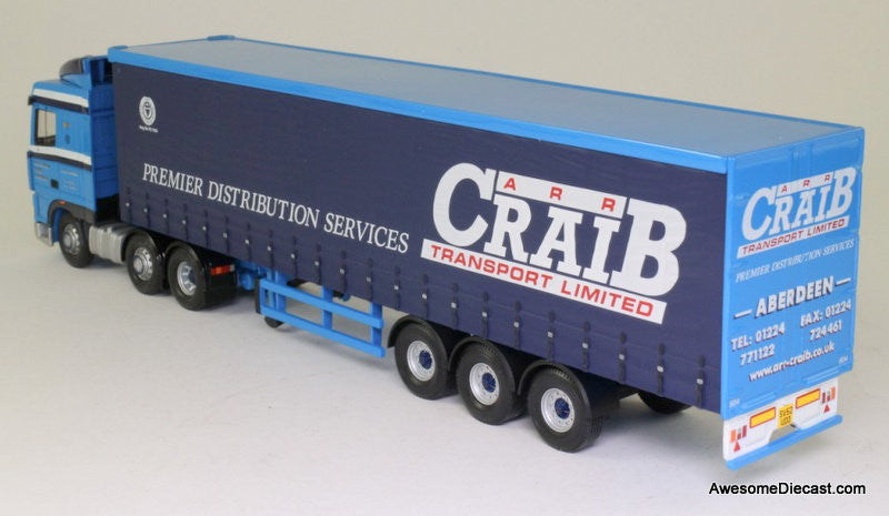 Corgi 1:50 DAF XF Space Cab w/Curtainside Trailer: ARR Craib Transport Ltd