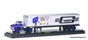 M2 Machines 1:64 1958 Chevrolet Spartan LCF Tractor w/Trailer: Mr Gasket
