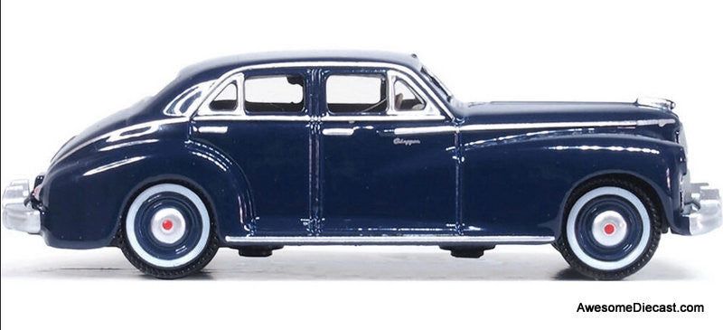 1942 Packard Clipper Touring Sedan, Packard Blue 1:87 Diecast Model Car by Oxford Diecast