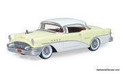 1955 Buick Century, Condor Yellow/Dover White 1:87 Diecast Model Car by Oxford Diecast