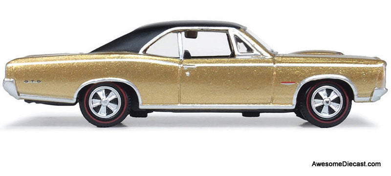 1966 Pontiac GTO, Martinique Bronze/Black 1:87 Diecast Model Car by Oxford Diecast