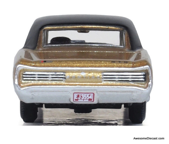 1966 Pontiac GTO, Martinique Bronze/Black 1:87 Diecast Model Car by Oxford Diecast