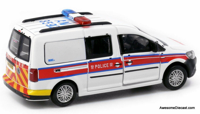 Tiny 1:64 Volkswagen Caddy: Hong Kong Police