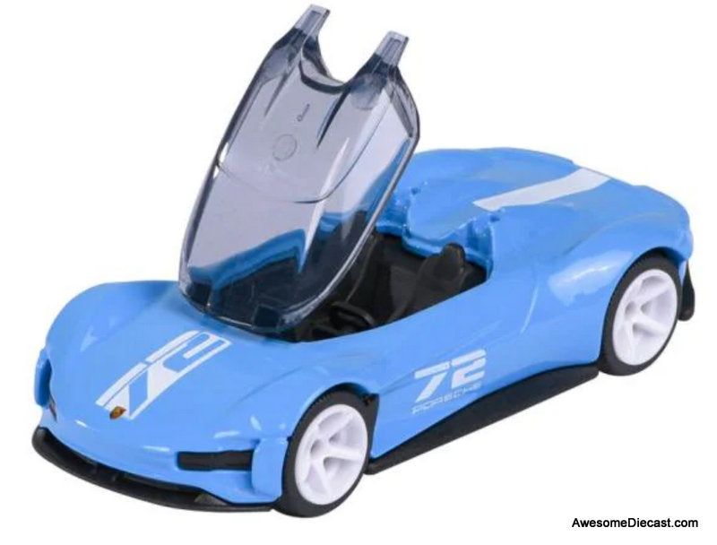 Porsche Vision GT #72, Blue 1:64 Diecast Model Car by Majorette