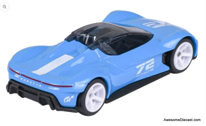 Porsche Vision GT #72, Blue 1:64 Diecast Model Car by Majorette