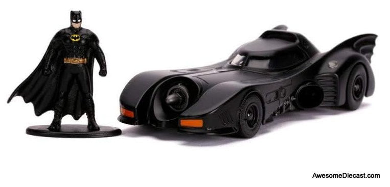 Jada 1:24 1989 Batmobile w/Batman Figure