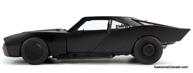 Jada 1:18 2022 The Batman Batmobile  w/Batman Figure & Working Lights