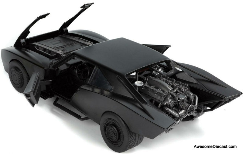 Jada 1:18 2022 The Batman Batmobile  w/Batman Figure & Working Lights