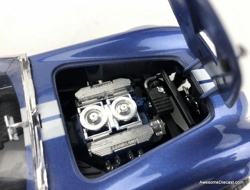 1964  Shelby Cobra 427 S/C, Metallic Blue 1;18 Diecast Model Car by American Mint