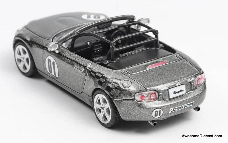 Mazda MX-5, Gray 1:64 Diecast Model Car by DCT