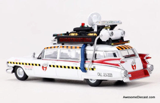 1959 Cadillac Ambulance - Ghostbusters Ecto-1 1:64 Diecast Model Ambulance by YS Model