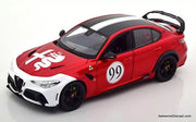 Burago 1:18 Alfa Romeo Giulia GTam #99, Metallic Red