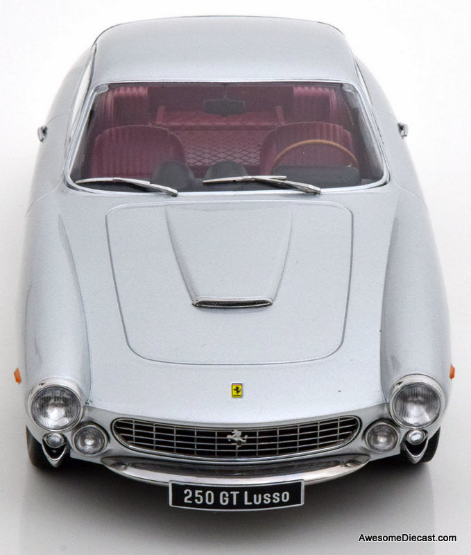 1962 Ferrari 250 GT Lusso, Silver 1:18 Diecast Model Car by KK Scale