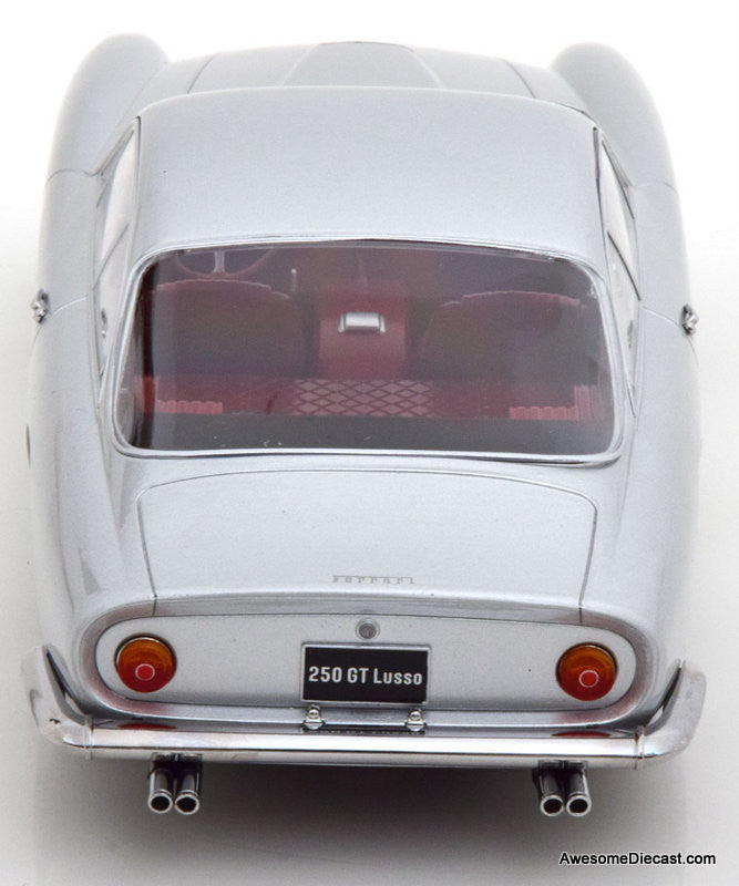 301-039 KK 1/18 フェラーリ 250 GT Lusso 1962 1962 Ferrari 250 GT Lusso, Silver 1:18 Diecast Model Car by KK
