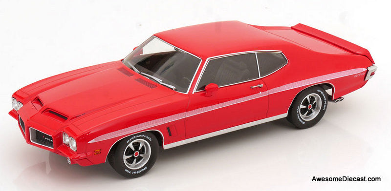 1972 Pontiac Lemans GTO, Red 1:18 Diecast Model Car by KK Scale