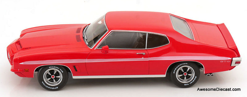 1972 Pontiac Lemans GTO, Red 1:18 Diecast Model Car by KK Scale