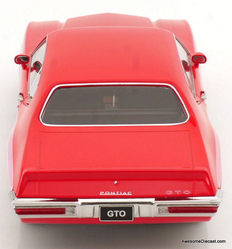 1972 Pontiac Lemans GTO, Red 1:18 Diecast Model Car by KK Scale