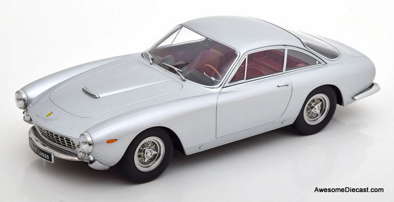 1962 Ferrari 250 GT Lusso, Silver 1:18 Diecast Model Car by KK Scale
