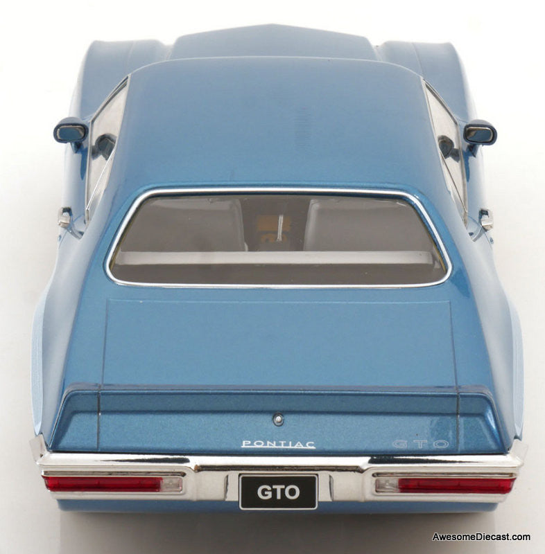 1972 Pontiac Lemans GTO, Metallic Blue 1:18 Diecast Model Car by KK Scale